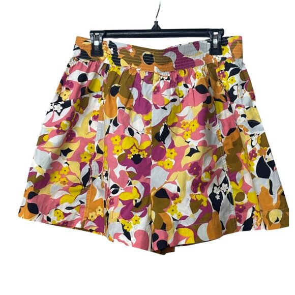 Circus NY Women’s Floral High-Waisted Pleated Shorts, Multi, Sz. L - Picture 2 of 10